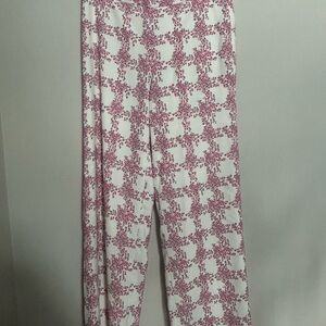 Etcetera - Pink and White Wide Leg Pants in size 10. NWT